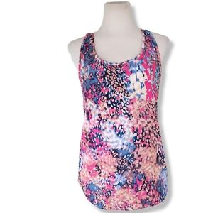 Olive & Oak Watercolor Floral Racer Back Tank Top